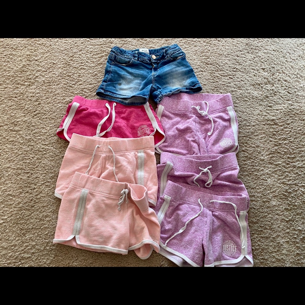 6 Justice Shorts & 1 Mayoral Jeans